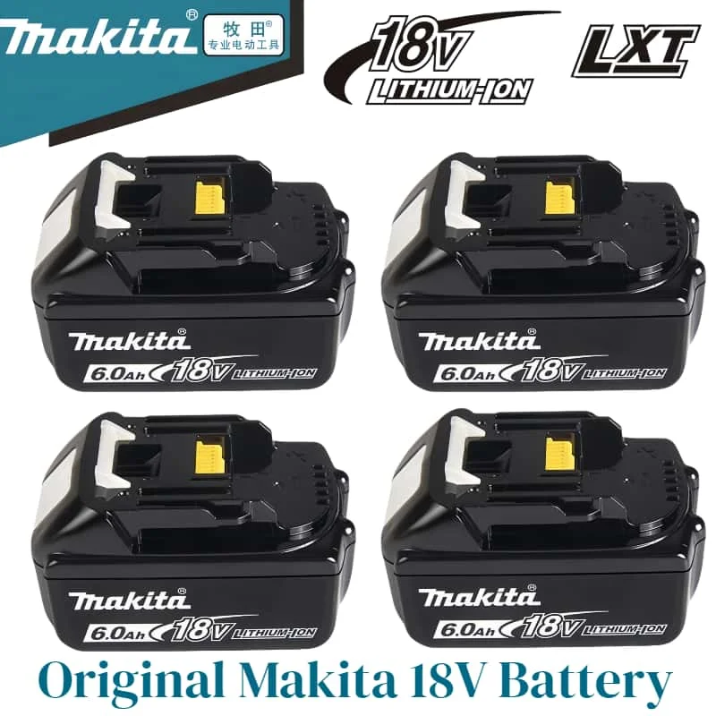 100% Original Makita 18V battery,✅ Makita power tool battery 6.0Ah Lithium-ion for Makita 18V BL1860 BL1850B BL1840 BL1830B
100% Original Makita 18V battery,✅ Makita power tool battery 6.0Ah Lithium-ion for Makita 18V BL1860 BL1850B BL1840 BL1830B