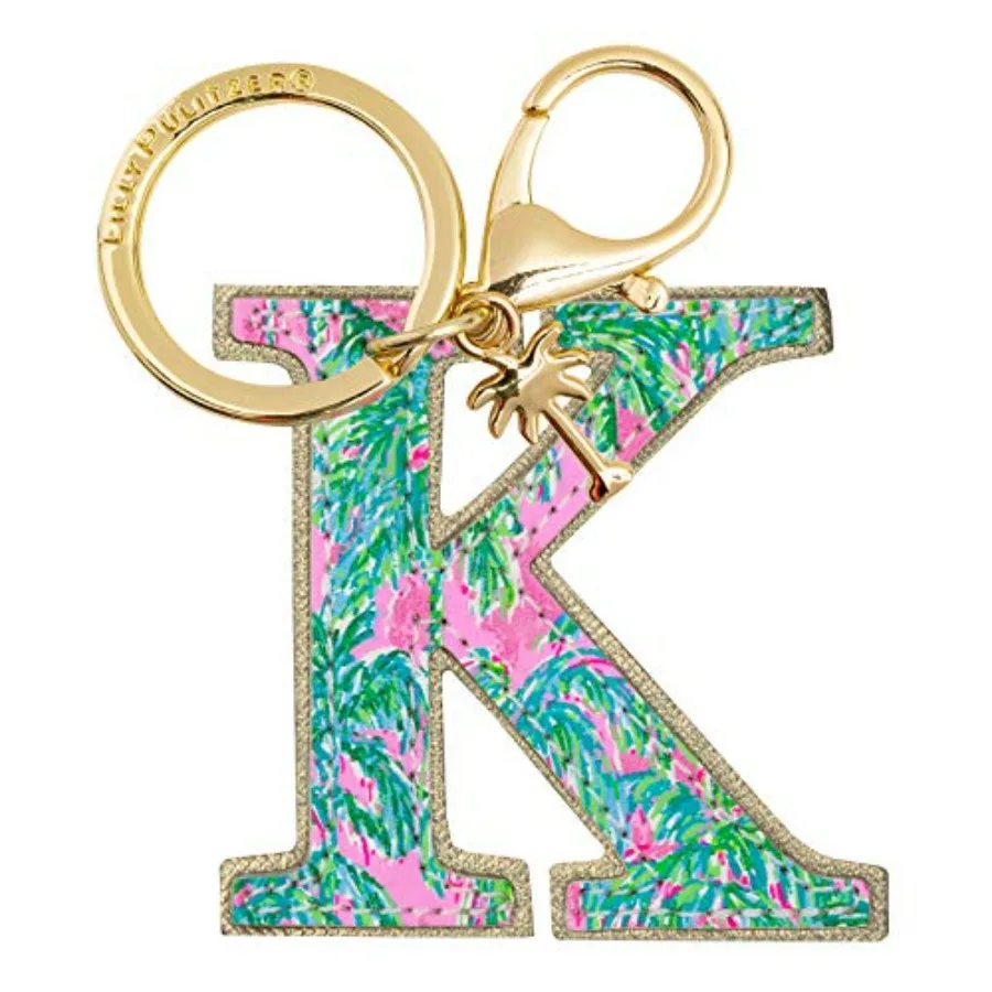Lilly Pulitzer Leatherette Initial Keychain, Letter Bag Charm for Women
Lilly Pulitzer Leatherette Initial Keychain, Letter Bag Charm for Women