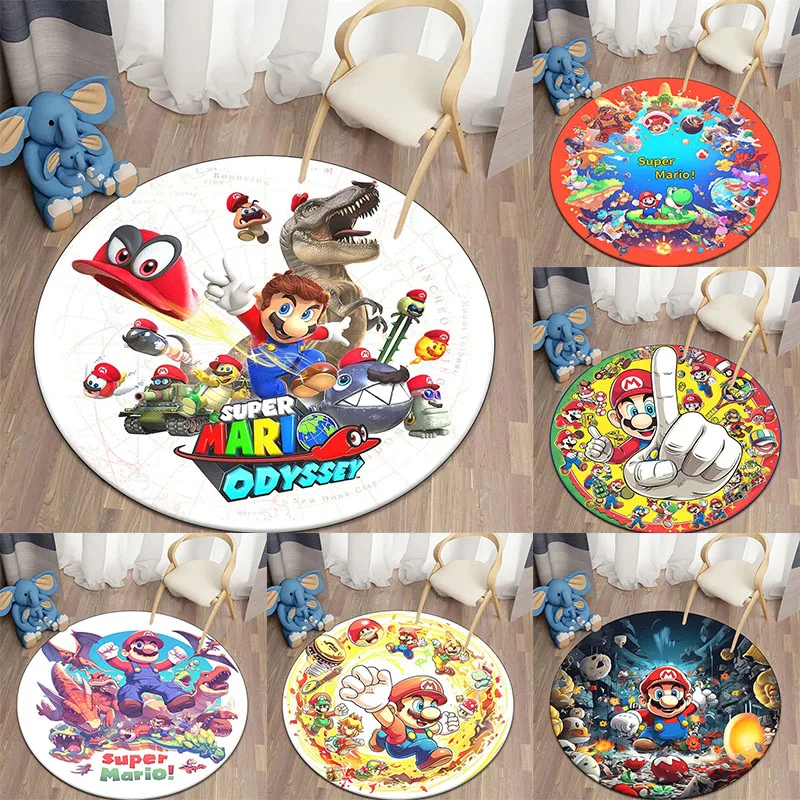 MINISO Disney Super Mario HD Printed Round Carpet Soft Exquisite Living Room Bath Bedroom Sofa Chair Mat Non-slip Decor Gift Rug
MINISO Disney Super Mario HD Printed Round Carpet Soft Exquisite Living Room Bath Bedroom Sofa Chair Mat Non-slip Decor Gift Rug