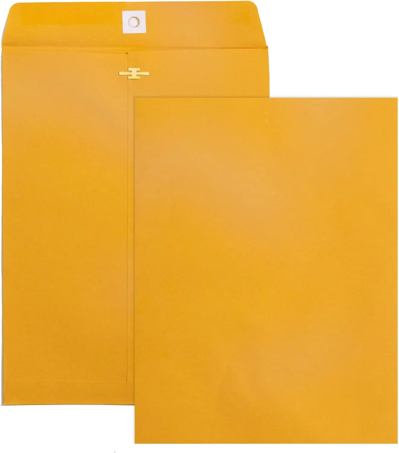 100PCS 9×12 Kraft Clasp Envelopes, Heavy Duty 100GSM Manilla Envelopes for Business Office School Mailing
100PCS 9×12 Kraft Clasp Envelopes, Heavy Duty 100GSM Manilla Envelopes for Business Office School Mailing