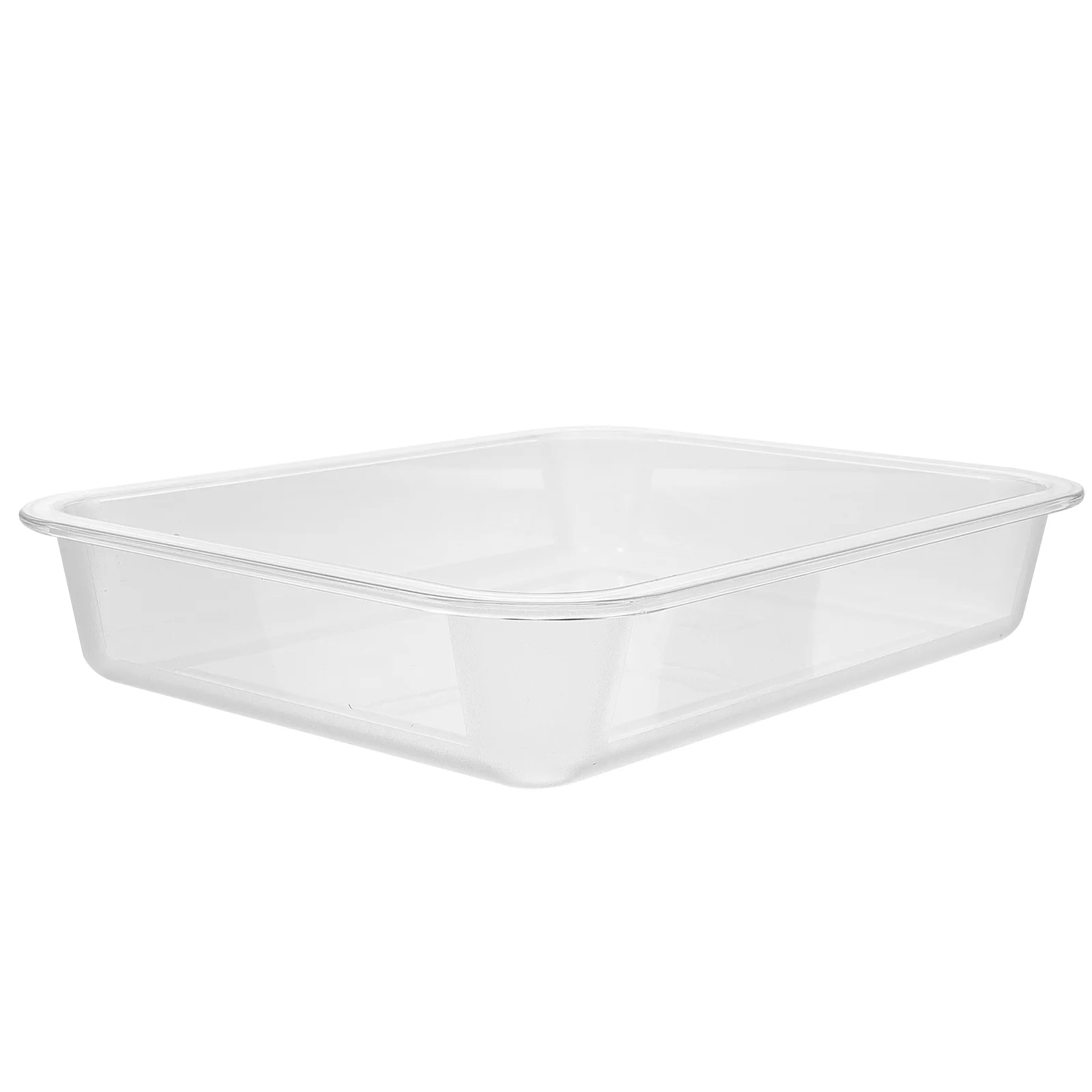 Acrylic Food Tray Multi function Plate Transparent Storage Kitchen Supply Rectangular Large Capacity Non slip Frosted Bottom
Acrylic Food Tray Multi function Plate Transparent Storage Kitchen Supply Rectangular Large Capacity Non slip Frosted Bottom