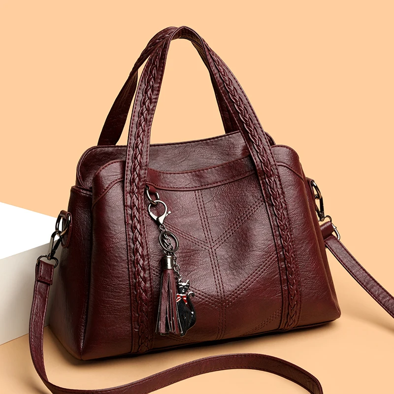 Small Women's Bag High Quality Soft Leather Handbag Luxury Designer Shoulder Crossbody Bag Retro Style Messenger Bag
Small Women's Bag High Quality Soft Leather Handbag Luxury Designer Shoulder Crossbody Bag Retro Style Messenger Bag