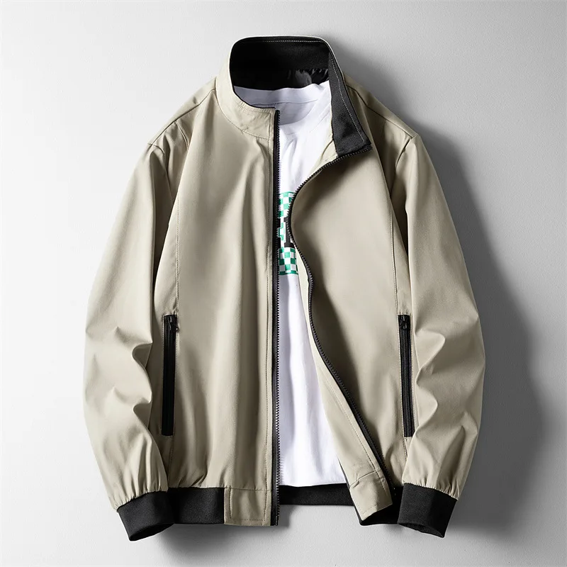 New Spring and Autumn Men's Jackets Korean Edition Trendy Youth Business Casual Coat Fashion Standing Collar Top Clothes
New Spring and Autumn Men's Jackets Korean Edition Trendy Youth Business Casual Coat Fashion Standing Collar Top Clothes