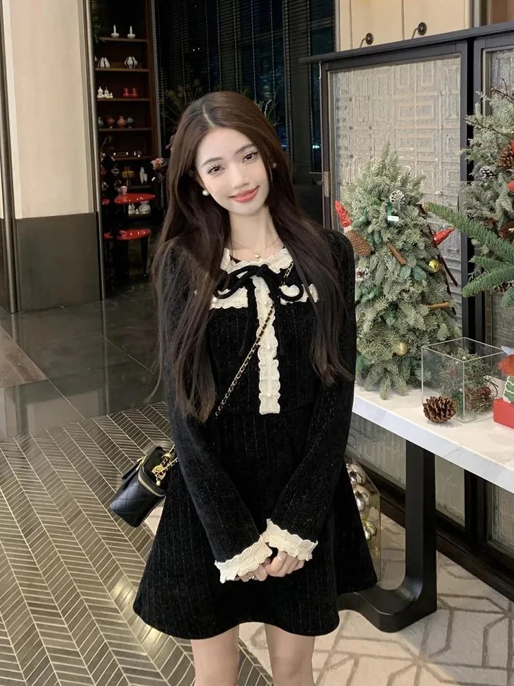 AzaleeKa Vintage Lace Mini Dress Women 2025 Spring Autumn Spliced Elegant A Line Party Dresses Fashion Slim Long Sleeve Vestidos
AzaleeKa Vintage Lace Mini Dress Women 2025 Spring Autumn Spliced Elegant A Line Party Dresses Fashion Slim Long Sleeve Vestidos
