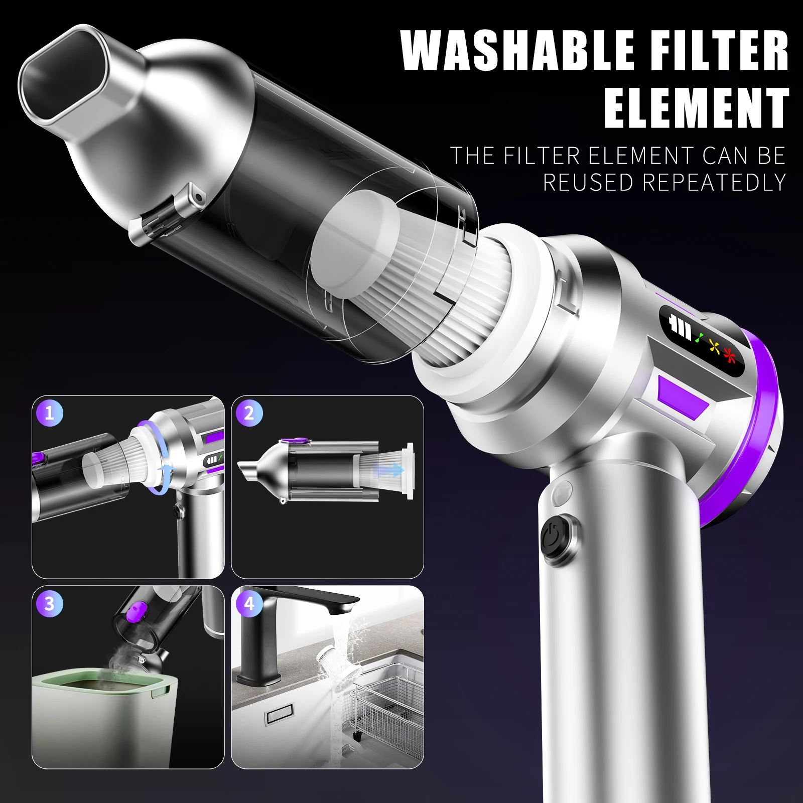 Автомобильный пылесос с сильным выходом, беспроводной, мощный мини-беспроводной для автомобильного пылесоса, ручной портативный автомобильный пылесос
Автомобильный пылесос с сильным выходом, беспроводной, мощный мини-беспроводной для автомобильного пылесоса, ручной портативный автомобильный пылесос