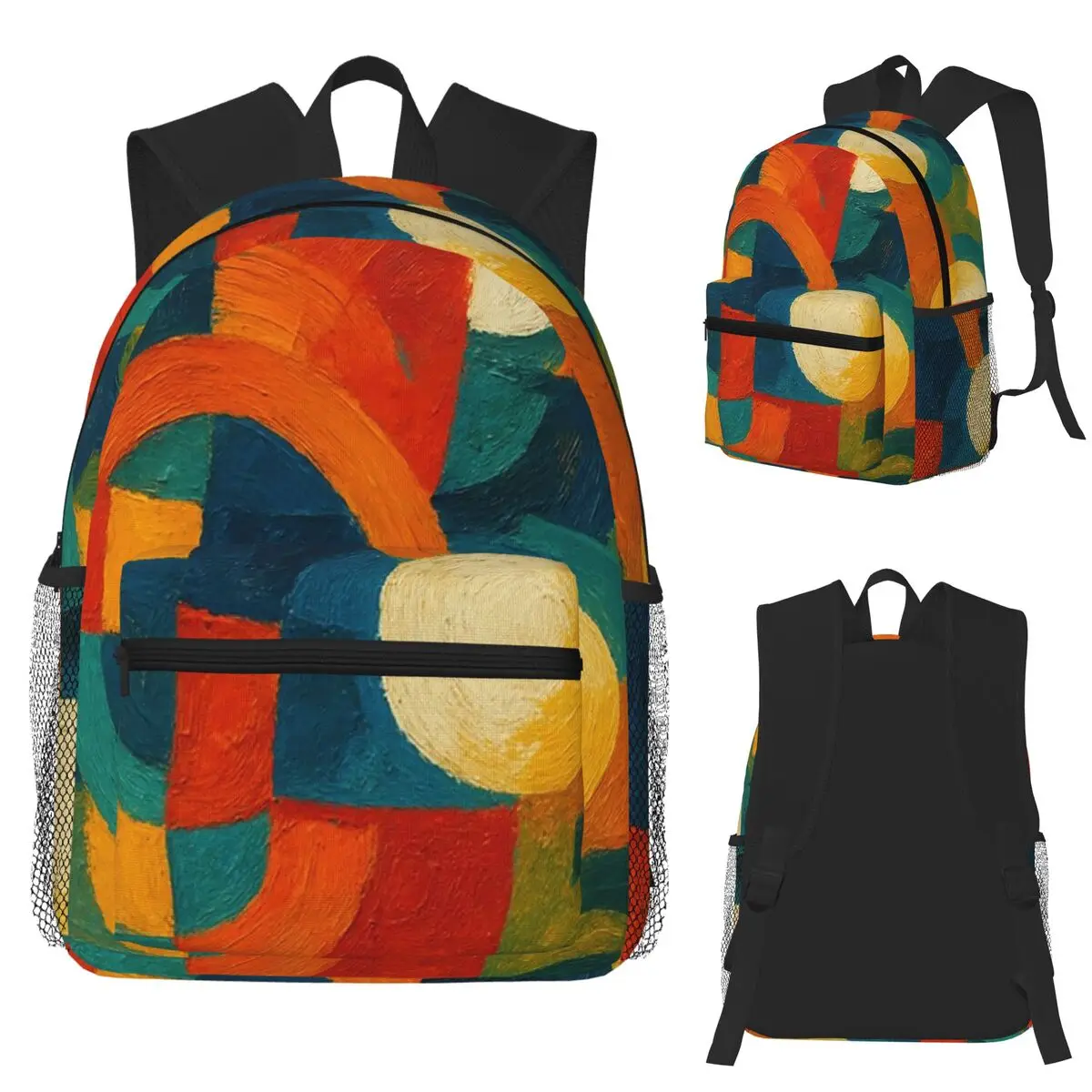 Bold Abstract Geometric Color Blocks Mid-Century Modern Student Backpack School Bag Hiking Travel Daypack Bookbag Shoulder Bags
Bold Abstract Geometric Color Blocks Mid-Century Modern Student Backpack School Bag Hiking Travel Daypack Bookbag Shoulder Bags