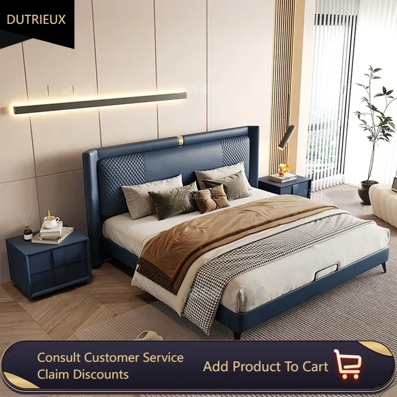Retro Modern Double Bed French Style Master Soft Double Bed Girl Room WaterProof Camas Moderrn As Intellectuales Furniture
Retro Modern Double Bed French Style Master Soft Double Bed Girl Room WaterProof Camas Moderrn As Intellectuales Furniture