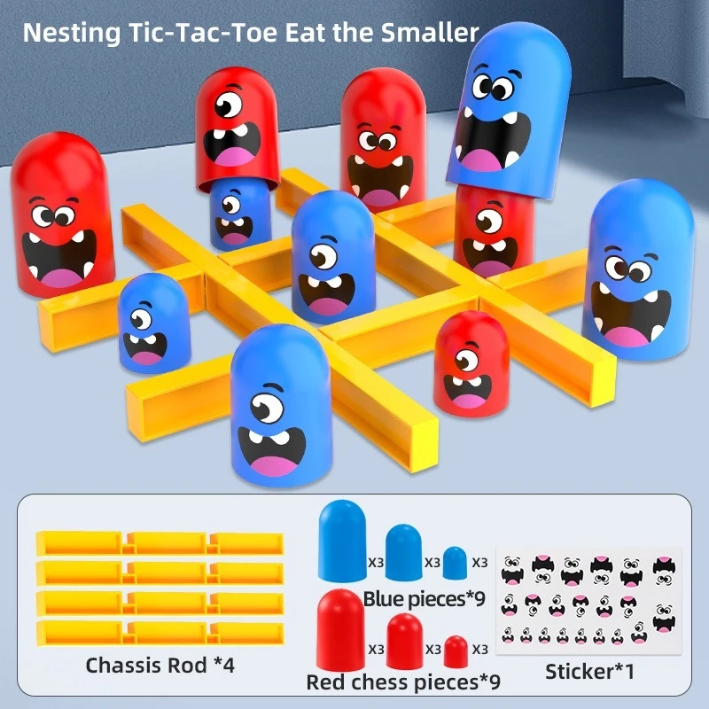 Funny Table Board Games Tic Tac Toe Intellectual Big Eating Small Chess Interactive Multiplayer Games Toys For Parent-child
Funny Table Board Games Tic Tac Toe Intellectual Big Eating Small Chess Interactive Multiplayer Games Toys For Parent-child