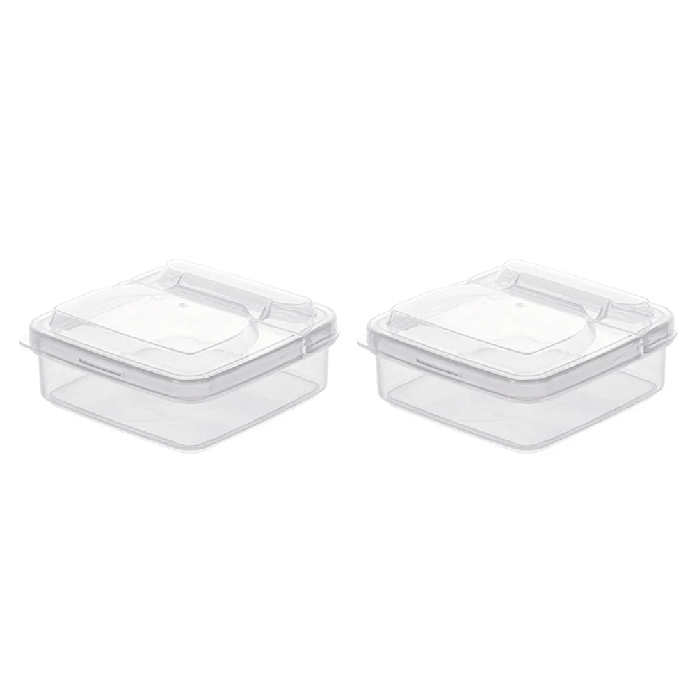 2Pcs Cheese Slice Storage Box with Flip Cover Butter Keeper Freshness Preserving Food Container for Home Refrigerator Use
2Pcs Cheese Slice Storage Box with Flip Cover Butter Keeper Freshness Preserving Food Container for Home Refrigerator Use
