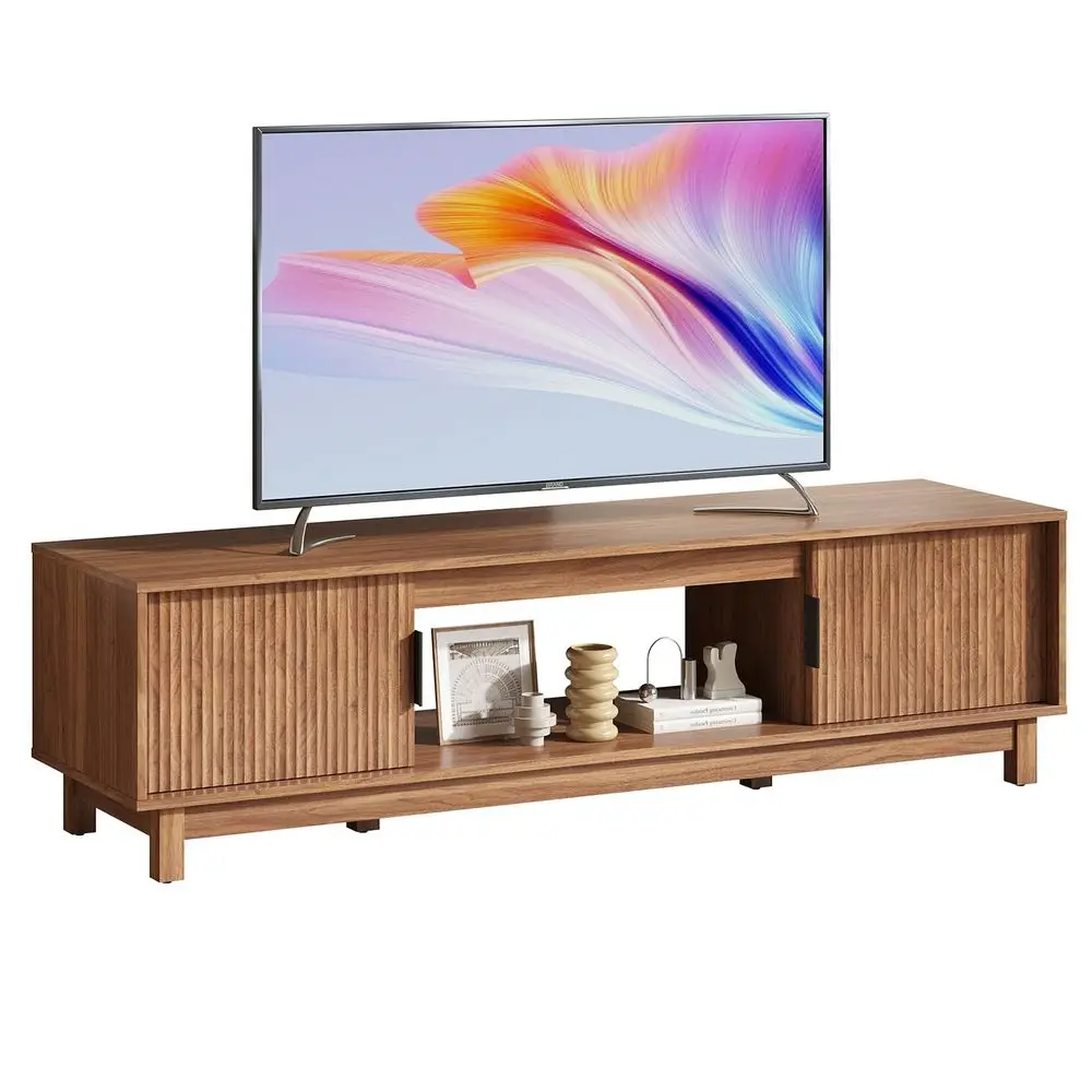 Тумба под телевизор в стиле середины века 58 Mid Century Modern, коричневый деревянный медиацентр цвета мокко с шкафами для хранения, консольный стол для медиаустройств с прямой L-образной формой
Тумба под телевизор в стиле середины века 58 Mid Century Modern, коричневый деревянный медиацентр цвета мокко с шкафами для хранения, консольный стол для медиаустройств с прямой L-образной формой