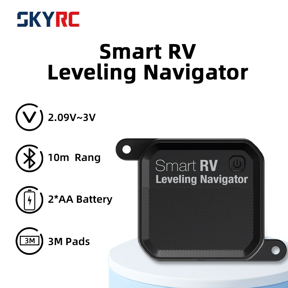 SKYRC Smart RV Leveling Navigator RV Leveling Device 10 м Bluetooth для туристического прицепа спливающимся колесом/гибридный кемпер класса B CA
SKYRC Smart RV Leveling Navigator RV Leveling Device 10 м Bluetooth для туристического прицепа спливающимся колесом/гибридный кемпер класса B CA