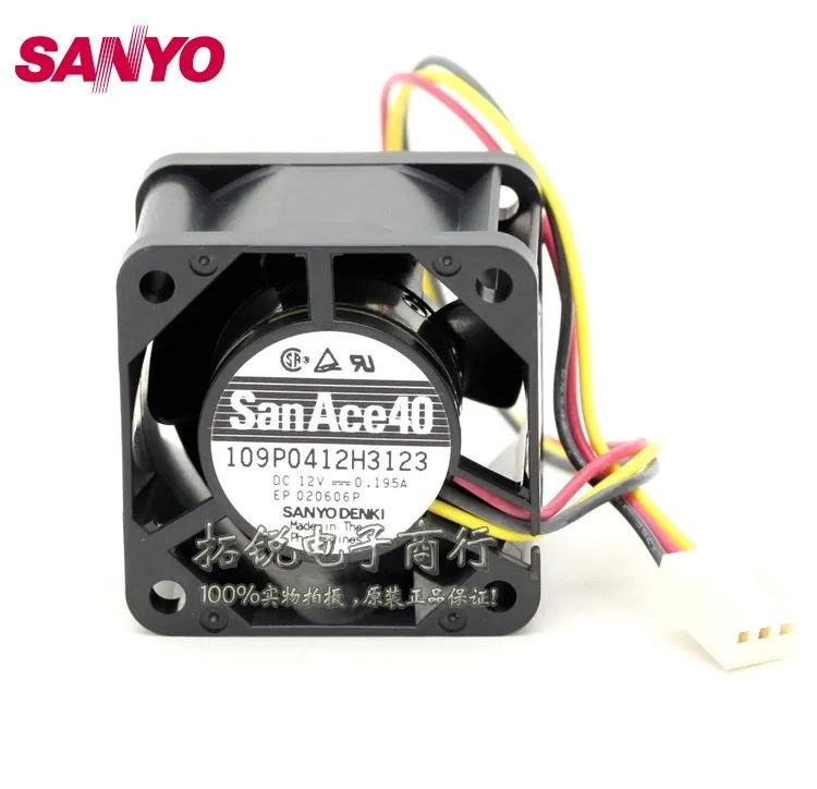 For SANYO 40MM*40MM*28MM 40mm 109P0412H3123 12V 0.195A 4028 dual ball bearing cooling fan
For SANYO 40MM*40MM*28MM 40mm 109P0412H3123 12V 0.195A 4028 dual ball bearing cooling fan