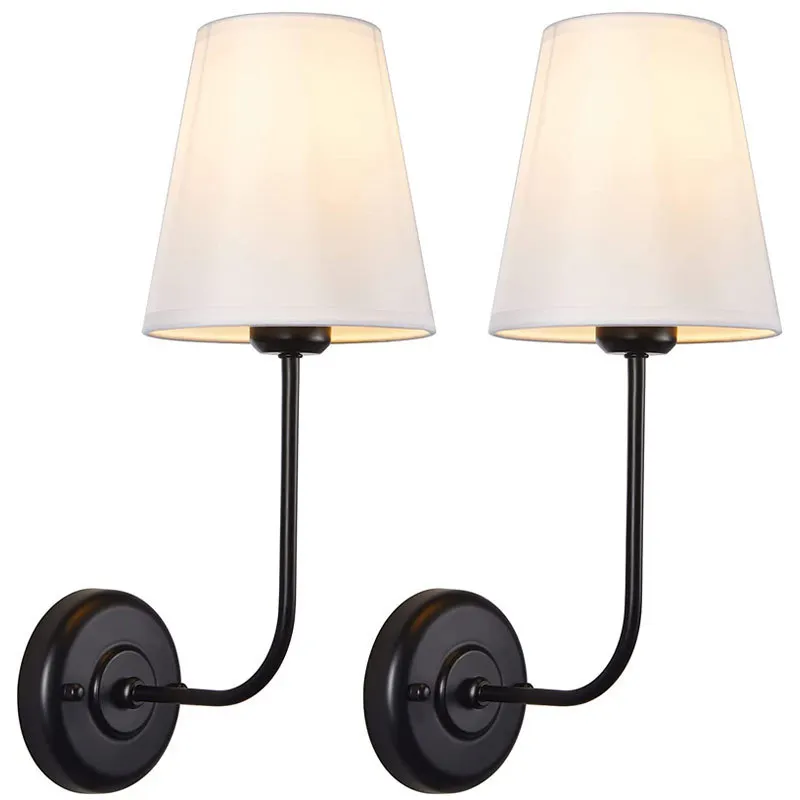 American Country Wall Lamp With single-Head Iron Fabric Cover European Style Living Room Hotel Room Bedroom Bedside Wall Lights
American Country Wall Lamp With single-Head Iron Fabric Cover European Style Living Room Hotel Room Bedroom Bedside Wall Lights