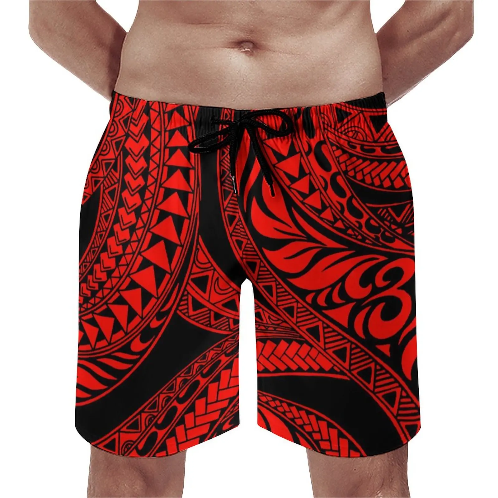 Polynesian Men's Shorts Beach Swimwear Custom Pattern Drawstring Adjustable Surfing Swimwear Bicycle Sports Pants
Polynesian Men's Shorts Beach Swimwear Custom Pattern Drawstring Adjustable Surfing Swimwear Bicycle Sports Pants