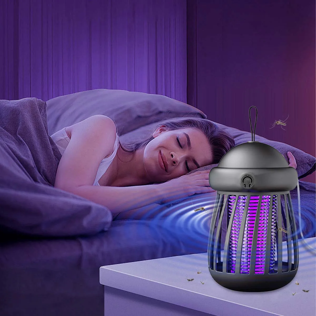 Silent Electric Mosquito Killer Lamp USB Charging UV Bug Zapper Insect Trap Quiet Fly Swatter for Bedroom Kitchen Home Use
Silent Electric Mosquito Killer Lamp USB Charging UV Bug Zapper Insect Trap Quiet Fly Swatter for Bedroom Kitchen Home Use
