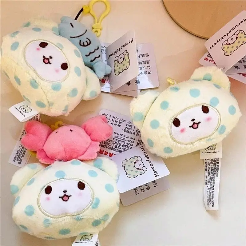 Genuine Sanrio Marumofubiyori Bear Cinnamoroll Plush Toys Keychain Kawaii Small Pendant Keyring Kids Stuffed Toys Birthday Gifts
Genuine Sanrio Marumofubiyori Bear Cinnamoroll Plush Toys Keychain Kawaii Small Pendant Keyring Kids Stuffed Toys Birthday Gifts