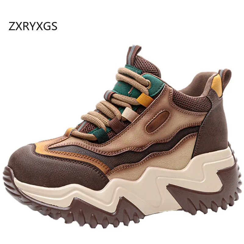 ZXRYXGS 2024 Autumn Winter Sneakers Spell Color Splicing Cow Leather Shoes Platform Height Increasing Shoes Women's Trend Shoes
ZXRYXGS 2024 Autumn Winter Sneakers Spell Color Splicing Cow Leather Shoes Platform Height Increasing Shoes Women's Trend Shoes