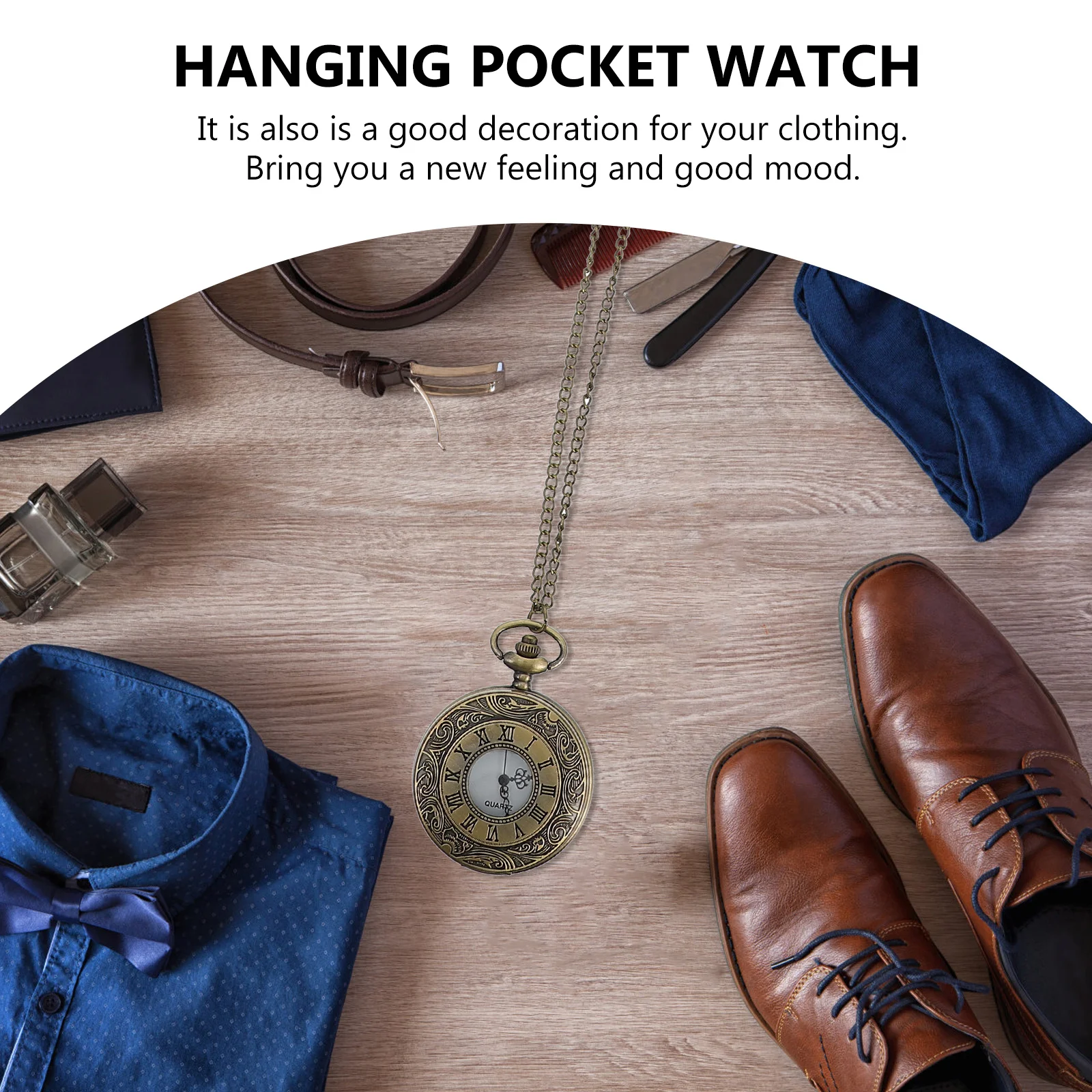 Vintage Hanging Pocket Chain Design Durable Waist Clothing Accessories Decorative Movement Watch Exquisite Waist Hanging Pocket
Vintage Hanging Pocket Chain Design Durable Waist Clothing Accessories Decorative Movement Watch Exquisite Waist Hanging Pocket