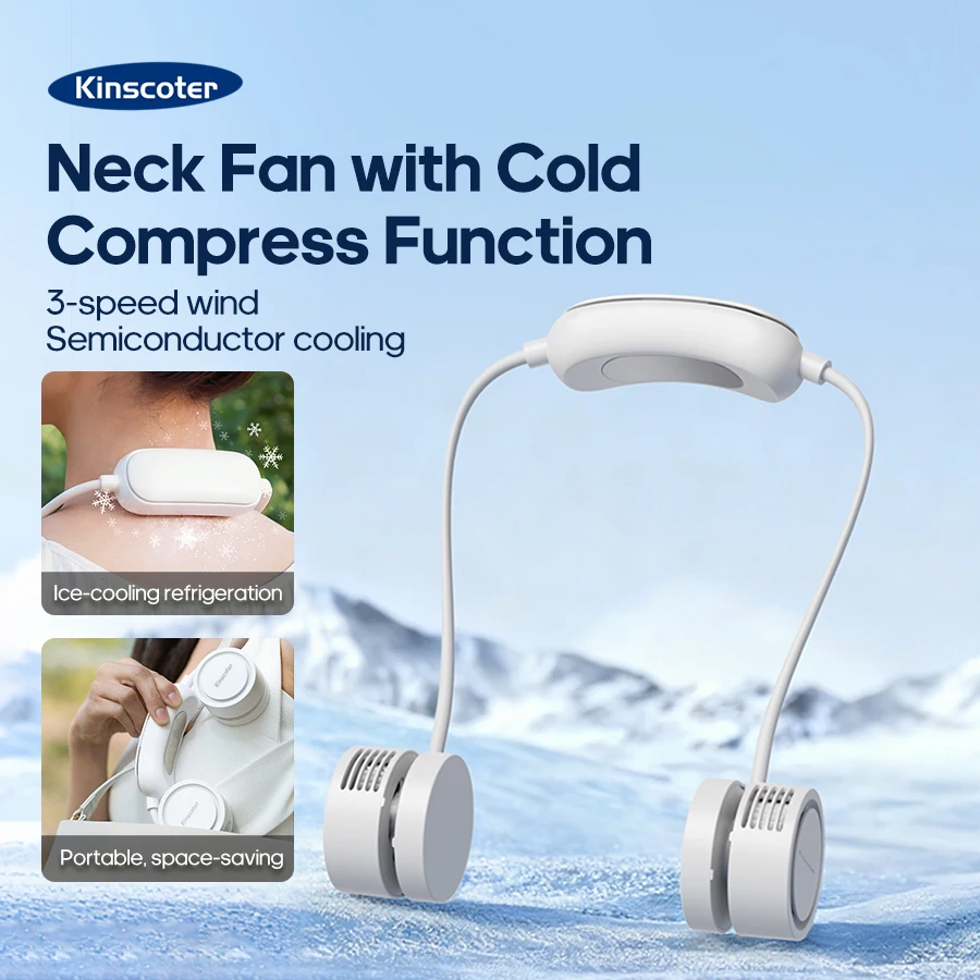 New Outdoor Hanging Neck Fan 800mAh*2 Portable Air Cooling Fan USB Neckband Mini Rechargeable Electric Fan for Sports Travel
New Outdoor Hanging Neck Fan 800mAh*2 Portable Air Cooling Fan USB Neckband Mini Rechargeable Electric Fan for Sports Travel