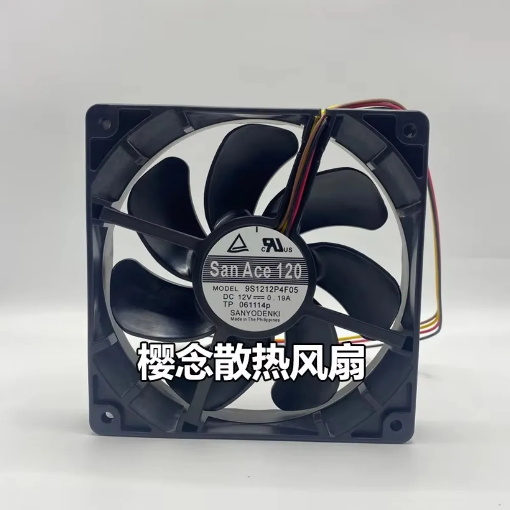 Original Sanyo 9S1212P4F05 12V 0.19A 12025 Silent PWM Chassis Cooling Fan for 12CM
Original Sanyo 9S1212P4F05 12V 0.19A 12025 Silent PWM Chassis Cooling Fan for 12CM