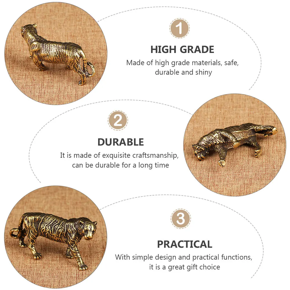 Brass Tiger Town Retro Style Decoration Creative Gift Ornament Sculpture Adornment Copper Figurine Shelf
Brass Tiger Town Retro Style Decoration Creative Gift Ornament Sculpture Adornment Copper Figurine Shelf