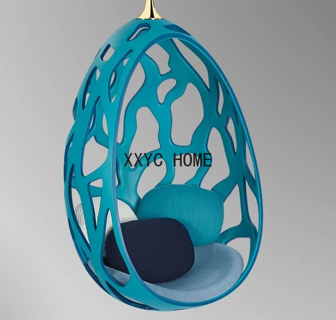 Silkworm-style bird's nest hanging basket Nordic modern minimalist designer high-end fashion single chair leisure chair
Silkworm-style bird's nest hanging basket Nordic modern minimalist designer high-end fashion single chair leisure chair