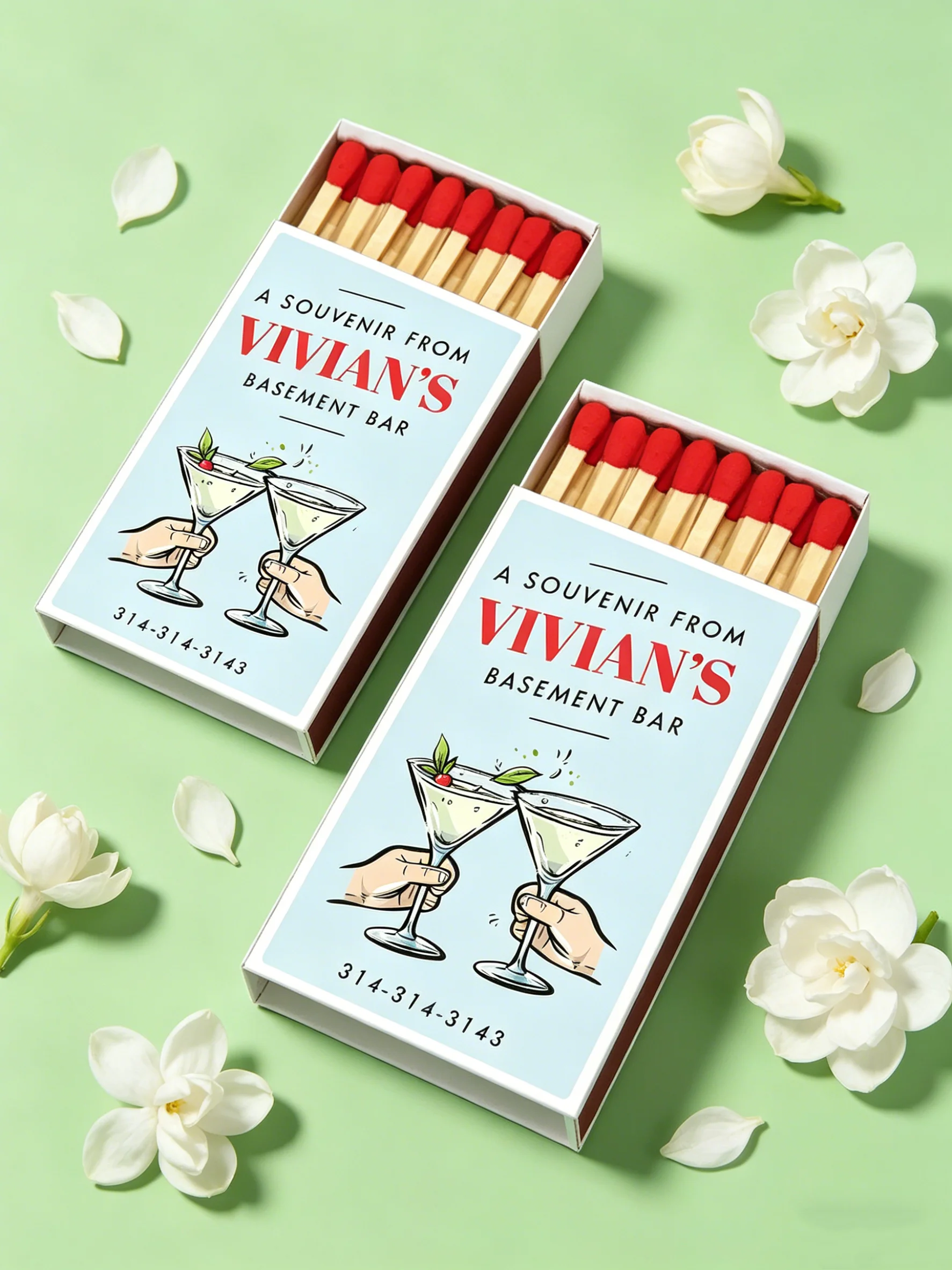 Custom Matchbook Labels Personalized Stickers for Wedding Cigar Bar Party Favors
Custom Matchbook Labels Personalized Stickers for Wedding Cigar Bar Party Favors