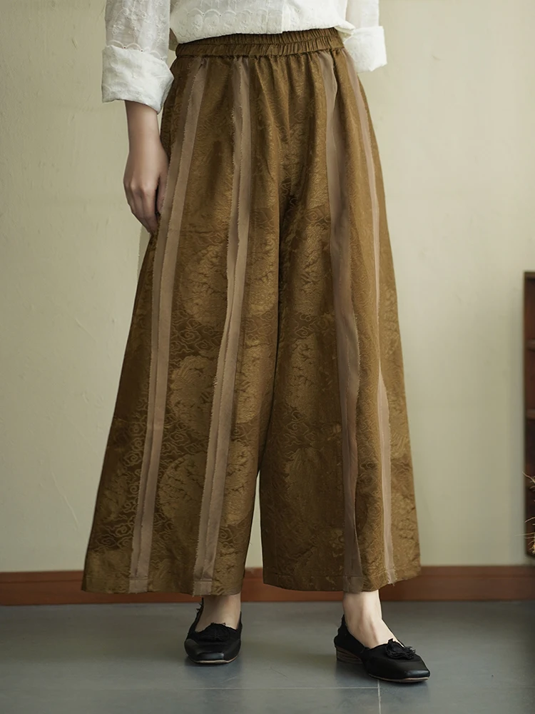 Ele Embroidered Wide Leg Pants Women's High Waist Straight Cut Chinese Sle Spring Summer Faionable Casual Trousers
Ele Embroidered Wide Leg Pants Women's High Waist Straight Cut Chinese Sle Spring Summer Faionable Casual Trousers