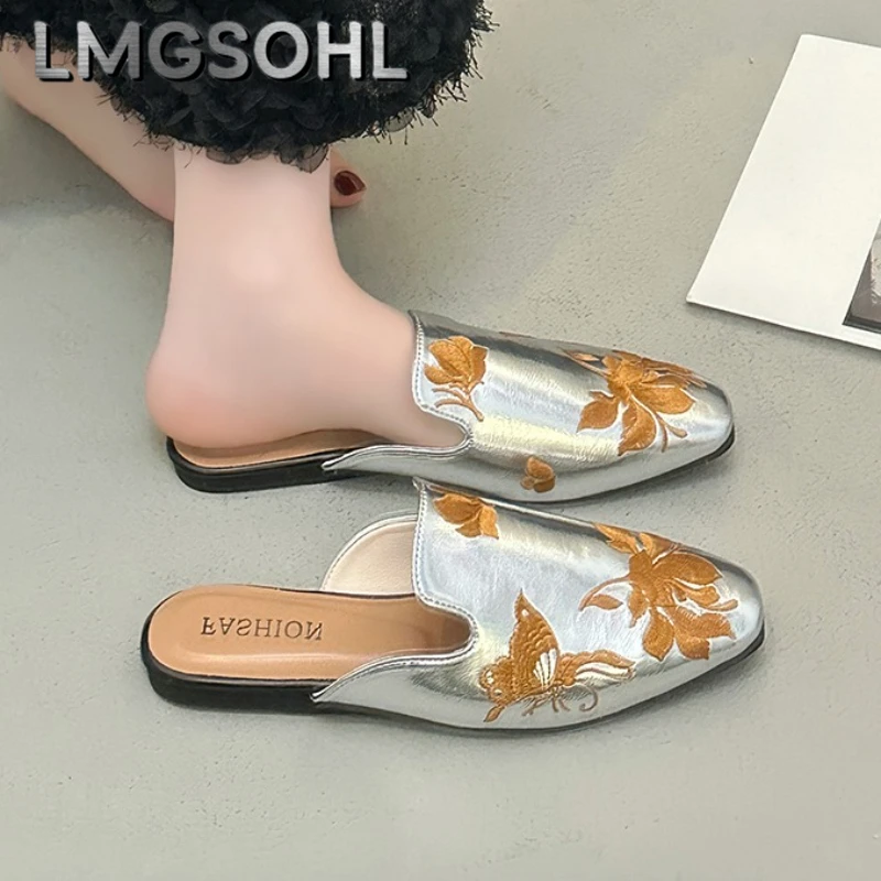 Flats Women Mules Shoes Print Flower Slippers Fashion New Summer Sandals 2025 Casual Flip Flops Slingback Woman Shoes Zapatos
Flats Women Mules Shoes Print Flower Slippers Fashion New Summer Sandals 2025 Casual Flip Flops Slingback Woman Shoes Zapatos