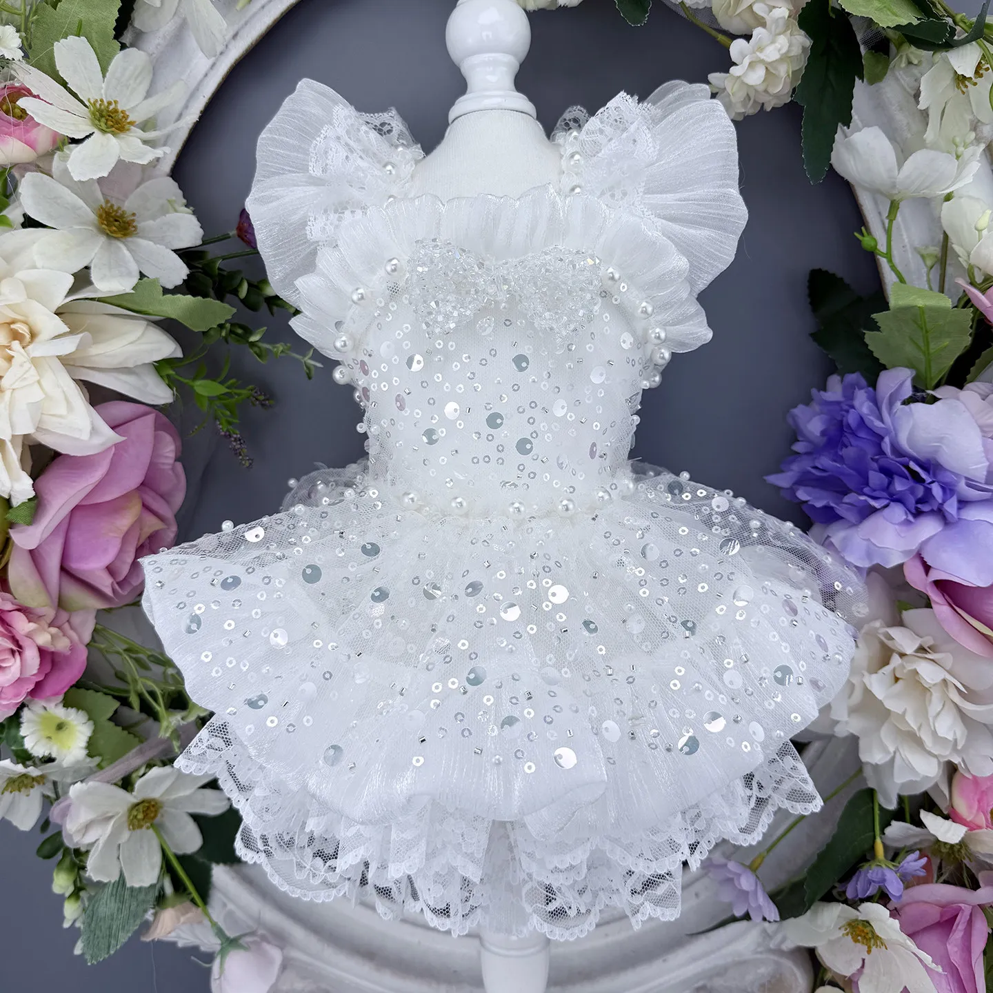 Lxuruy Pure White Wedding Dresses For Small Medium Dogs Handmade Cotton Hollow Lace Flower Puppy Skirts Pet Dog Clothes Poodle
Lxuruy Pure White Wedding Dresses For Small Medium Dogs Handmade Cotton Hollow Lace Flower Puppy Skirts Pet Dog Clothes Poodle