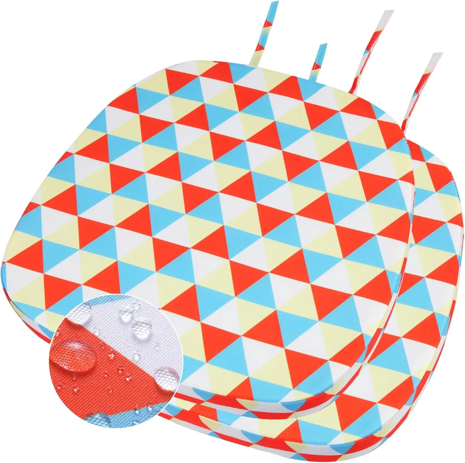 Outdoor Waterproof Seat Cushions 14X14 H, Non Slip Metal Chair Pad With Ties, U Shaped Metal Chair Cushion For Kitchen Dining
Outdoor Waterproof Seat Cushions 14X14 H, Non Slip Metal Chair Pad With Ties, U Shaped Metal Chair Cushion For Kitchen Dining