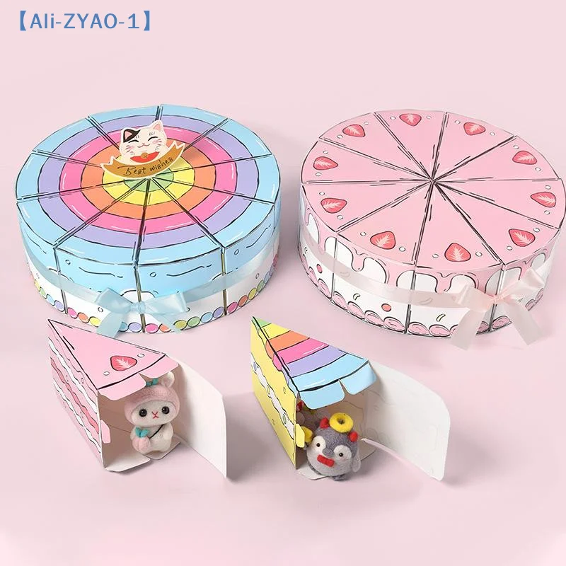 【ZYAO-1】10Pcs Triangular Cake Shaped Paper Gift Box Cookie Candy Baby Shower Favors Treat Kids Birthday Dessert Packaging Boxes
【ZYAO-1】10Pcs Triangular Cake Shaped Paper Gift Box Cookie Candy Baby Shower Favors Treat Kids Birthday Dessert Packaging Boxes