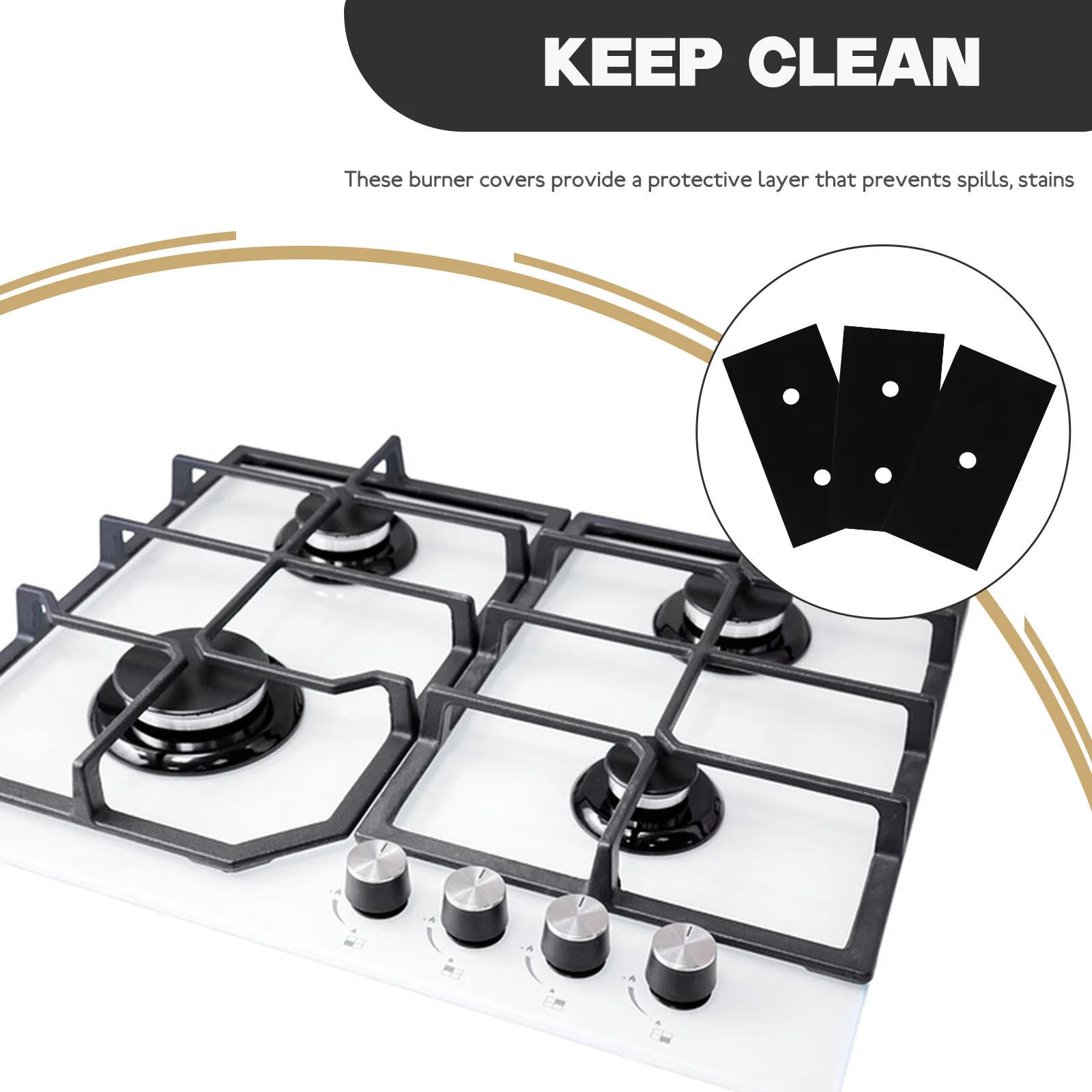 3pcs Stove Cover Gas Stovetop Protection Pad Oilproof Heat Resistant Cooktop Mat Non-stick Washable Kitchen for Standard
3pcs Stove Cover Gas Stovetop Protection Pad Oilproof Heat Resistant Cooktop Mat Non-stick Washable Kitchen for Standard
