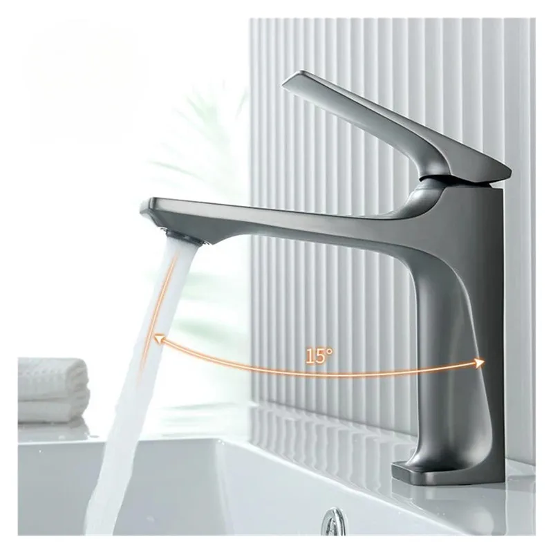 Brass Core Modern Bathroom Sink Faucet Single Handle Deck Mounted Wash Basin Water Tap Hot And Cold
Brass Core Modern Bathroom Sink Faucet Single Handle Deck Mounted Wash Basin Water Tap Hot And Cold