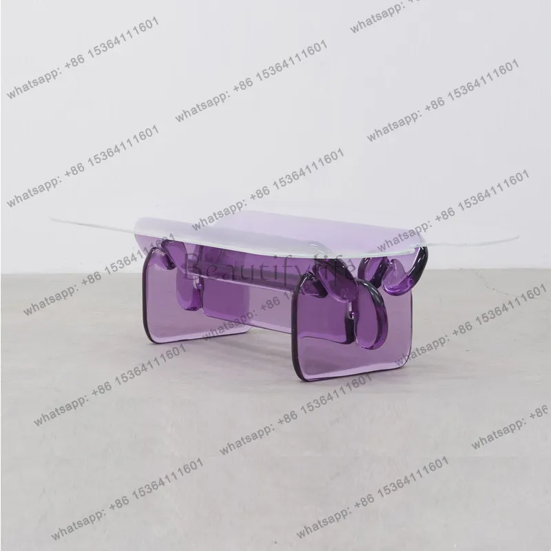 LS Nordic creative designer acrylic long dining table meeting special-shaped table combination
LS Nordic creative designer acrylic long dining table meeting special-shaped table combination