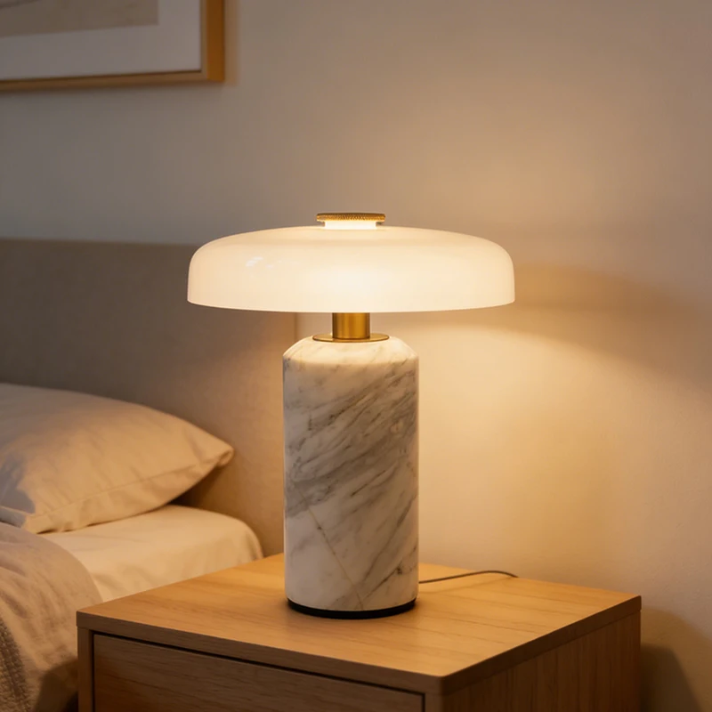 Natural White Marble Table Lamp Atmosphere Home Decor White Glass Lampshade USB Charge For Bedroom Living Room Hotel Desk Light
Natural White Marble Table Lamp Atmosphere Home Decor White Glass Lampshade USB Charge For Bedroom Living Room Hotel Desk Light