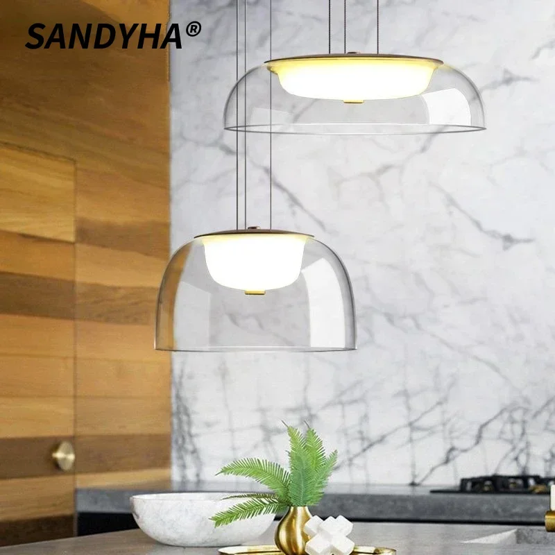 SANDSHA Nordic Minimalist Chandelier Glass Lampshade Design LED Lamp Living Room Decoration Dining Table Resin Lighting Fixtures
SANDSHA Nordic Minimalist Chandelier Glass Lampshade Design LED Lamp Living Room Decoration Dining Table Resin Lighting Fixtures