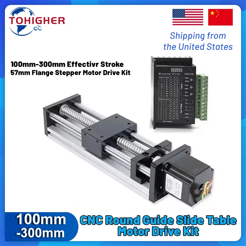 Motor Nema23 Motor Linear Rail Table Kit Motorized Ball Screw Module Sliding Table Motion Stage Single Axis SFU1605 CNC XYZ Axis
Motor Nema23 Motor Linear Rail Table Kit Motorized Ball Screw Module Sliding Table Motion Stage Single Axis SFU1605 CNC XYZ Axis