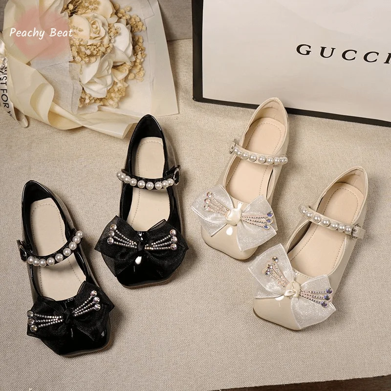 Baby Girl Princess Pearl Leather Shoes Infant Toddler Child Bow Rhinestone Soft Bottom Shoes Party Birthday Dance Baby Shoes
Baby Girl Princess Pearl Leather Shoes Infant Toddler Child Bow Rhinestone Soft Bottom Shoes Party Birthday Dance Baby Shoes