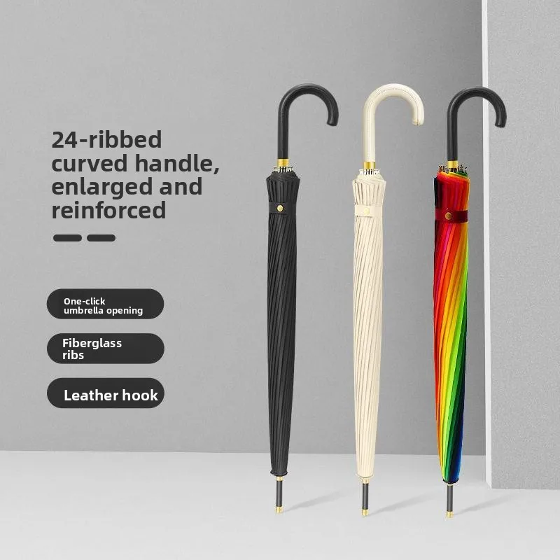 Thickened Business Umbrella for Men Large Size Double Handle 24 Bones Long Shaft Rainproof Windproof against Heavy Rain
Thickened Business Umbrella for Men Large Size Double Handle 24 Bones Long Shaft Rainproof Windproof against Heavy Rain