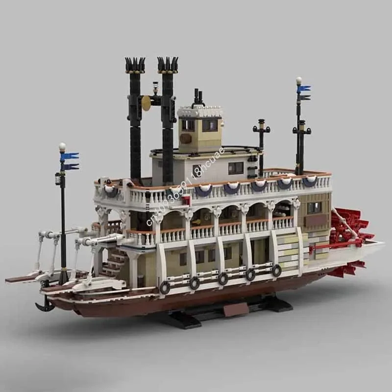 4774pcs MOC Steamboat Widened Model Building Blocks Architecture Kids Craft Toys Birthday DIY Education Christmas Gifts
4774pcs MOC Steamboat Widened Model Building Blocks Architecture Kids Craft Toys Birthday DIY Education Christmas Gifts