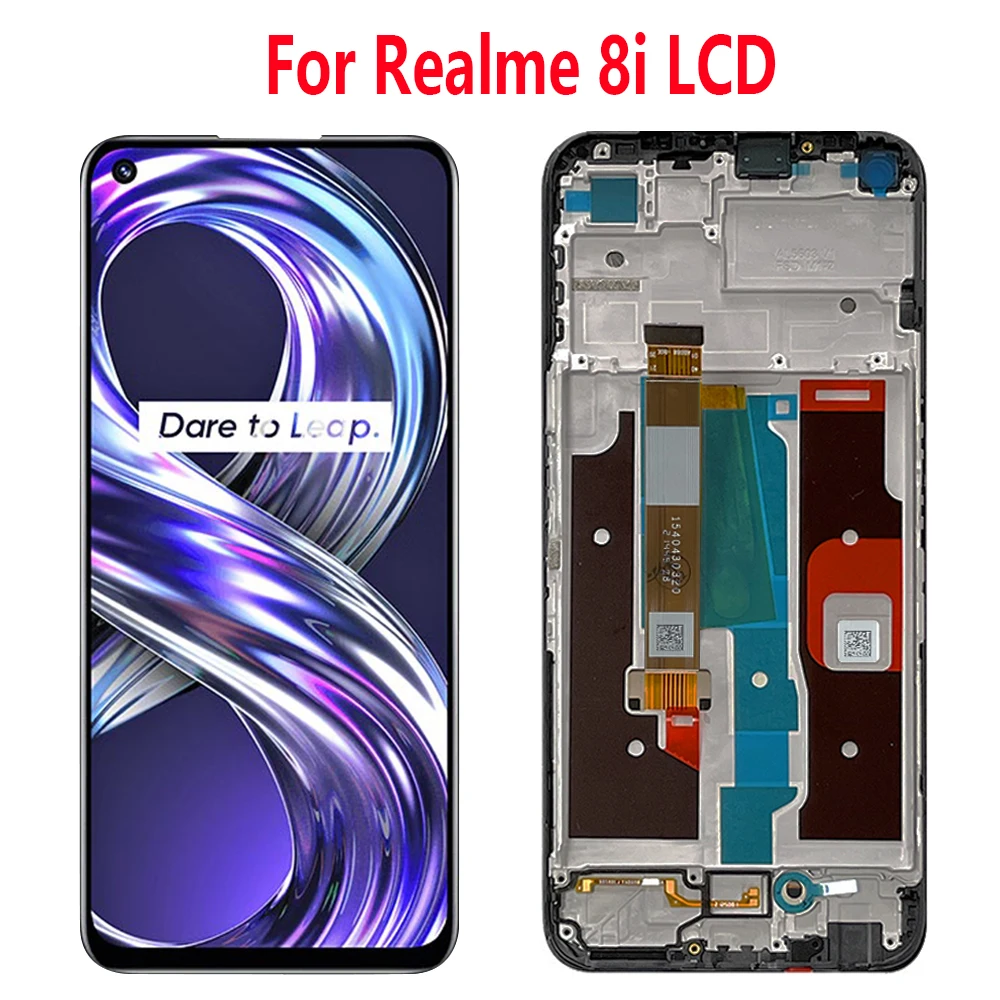 6.6''Original For Realme 8i LCD Display Screen Touch Panel Digitizer Replacement Parts For Realme 8i LCD With Frame RMX3151
6.6''Original For Realme 8i LCD Display Screen Touch Panel Digitizer Replacement Parts For Realme 8i LCD With Frame RMX3151