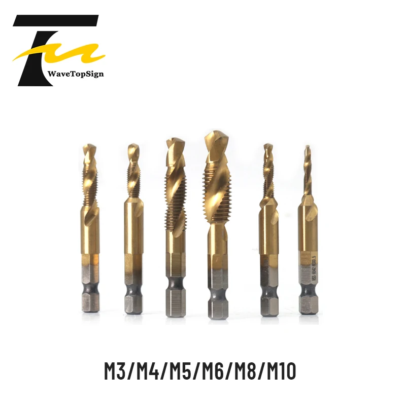 WaveTopSign Спиральный метчик с титановым покрытием HSS Спиральный точечный метчик M3 M4 M5 M6 M8 M10 Сверла 1/4 с шестигранным хвостовиком Машинные ручные метчики
WaveTopSign Спиральный метчик с титановым покрытием HSS Спиральный точечный метчик M3 M4 M5 M6 M8 M10 Сверла 1/4 с шестигранным хвостовиком Машинные ручные метчики
