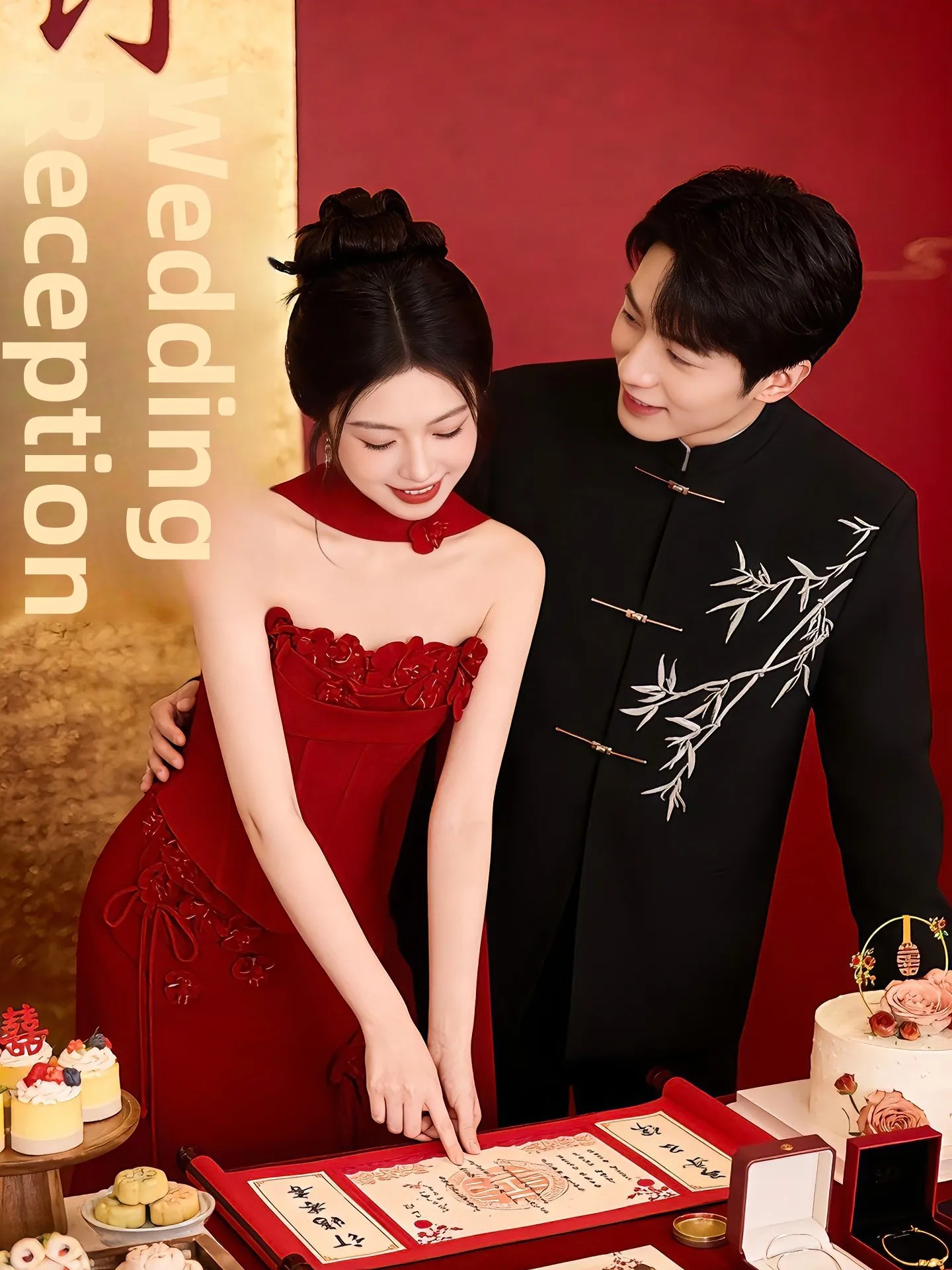 Chinese Sle Men's Wedding Suit Set with Bamboo Embroidery Stand Collar Jaet Bla Suit Coat Loose Fit Daily Wear Spring S...
Chinese Sle Men's Wedding Suit Set with Bamboo Embroidery Stand Collar Jaet Bla Suit Coat Loose Fit Daily Wear Spring S...