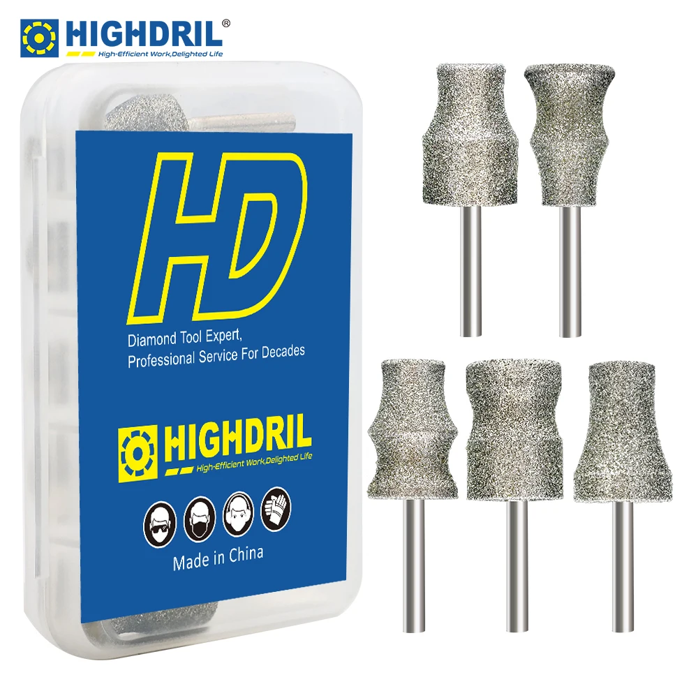 HIGHDRIL Diamond Grinding Wheel Polishing Pet Nail Electroplated Milling 3mm Round Shank Cutting Drill Bit For #80 Grinder Cup
HIGHDRIL Diamond Grinding Wheel Polishing Pet Nail Electroplated Milling 3mm Round Shank Cutting Drill Bit For #80 Grinder Cup