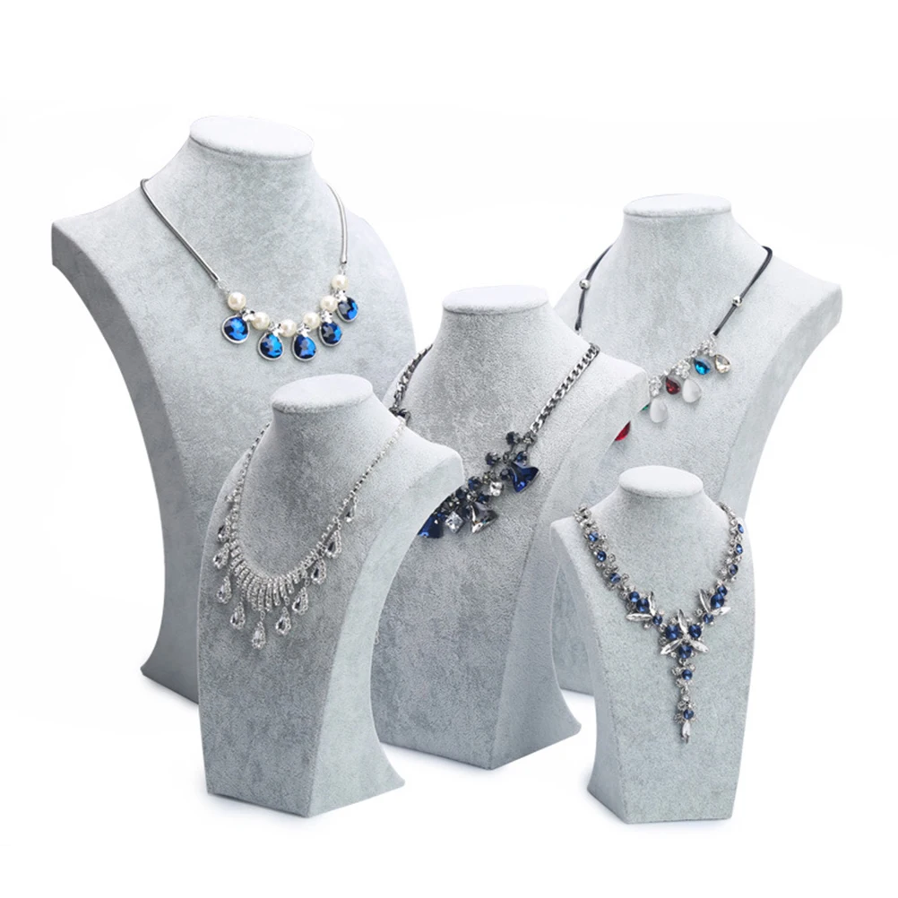 Jewelry Stand Bust Display Necklace Organizer Wide Base Wooden Retail Showpiece Storage Solution
Jewelry Stand Bust Display Necklace Organizer Wide Base Wooden Retail Showpiece Storage Solution