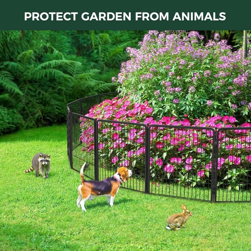 Garden Fence, Decorative Dog & Rabbit Fence – Heavy-Duty Metal Barrier for Yards, Easy Setup & Durable Design
Garden Fence, Decorative Dog & Rabbit Fence – Heavy-Duty Metal Barrier for Yards, Easy Setup & Durable Design