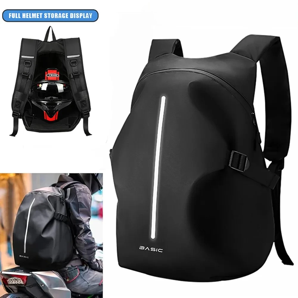 Waterproof Motorcycle Backpack Outdoor Sports Moto Biker Cycling Riding Helmet Backpack Reflective Business Travel Laptop Bag
Waterproof Motorcycle Backpack Outdoor Sports Moto Biker Cycling Riding Helmet Backpack Reflective Business Travel Laptop Bag