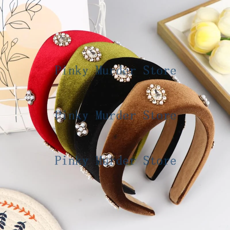 (JYA2)Velvet Headband For Women European And American New British Retro Hairpin Headband For Girls Home Leisure Headwear
(JYA2)Velvet Headband For Women European And American New British Retro Hairpin Headband For Girls Home Leisure Headwear