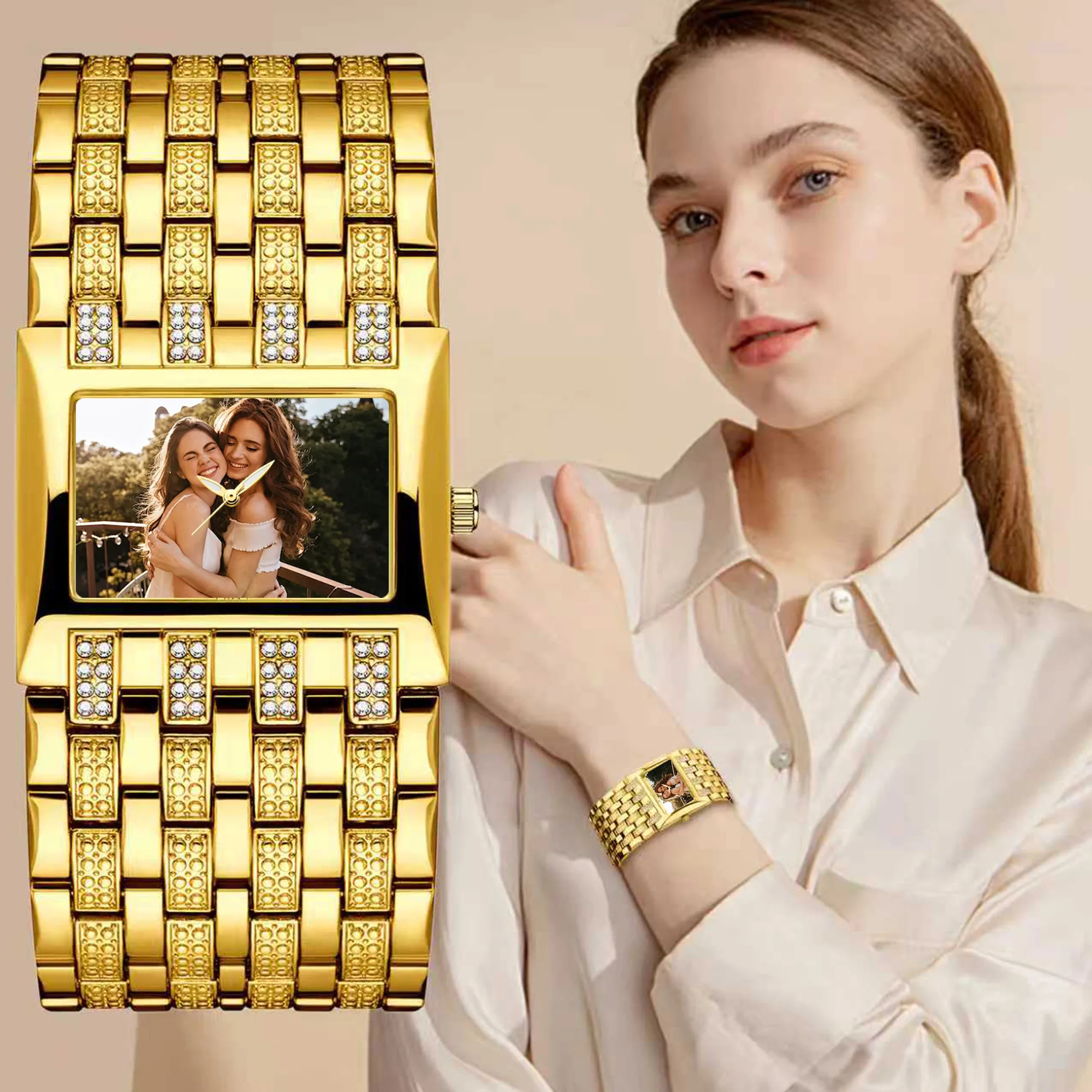 DIY Customisable Dial Women’s Watch: A Simple, Elegant and Casual Rectangular Water-Resistant Quartz Watch reloj mujer
DIY Customisable Dial Women’s Watch: A Simple, Elegant and Casual Rectangular Water-Resistant Quartz Watch reloj mujer